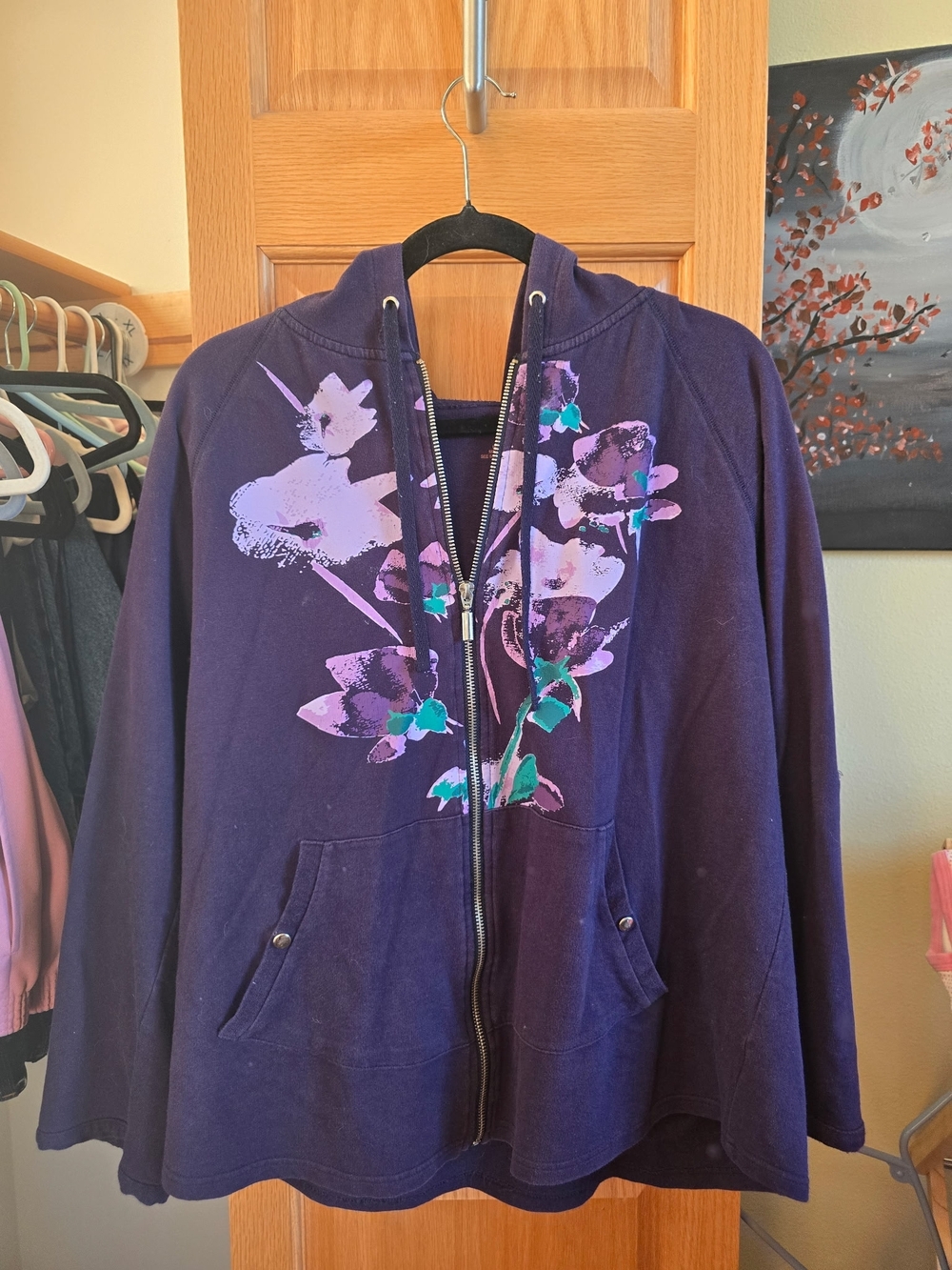 NorthCrest Purple Hooded Sweatshirt